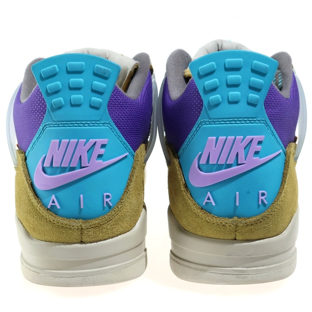NIKE(ナイキ) ×UNION AIR JORDAN 4 SP DESERT MOSS ユニオン エアジョーダン4 デザートモス ハイカットスニーカー マルチ US9.5/27.5cm DJ5718-300
