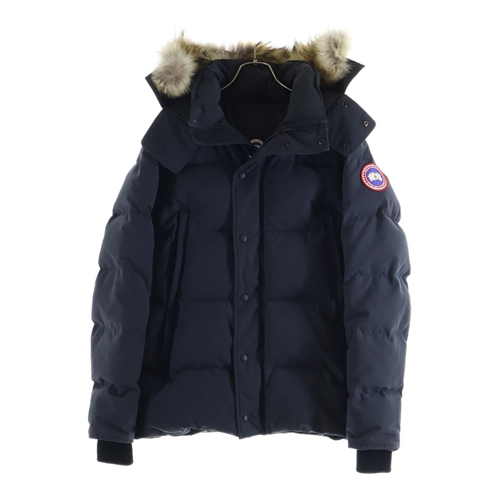CANADA GOOSE(カナダグース) WYNDAHAM PARKA FUSION FIT ウィンダムパーカー ファーフード ダウンジャケット ネイビー 3808MA