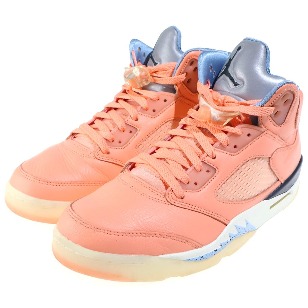NIKE(ナイキ) ×DJ KHALED AIR JORDAN5 RETRO CRIMSON BLISS DJキャレド エアジョーダン5 レトロ クリムゾン ブリス ハイカットスニーカー ピンク US9.5/27.5cm DV4982-641