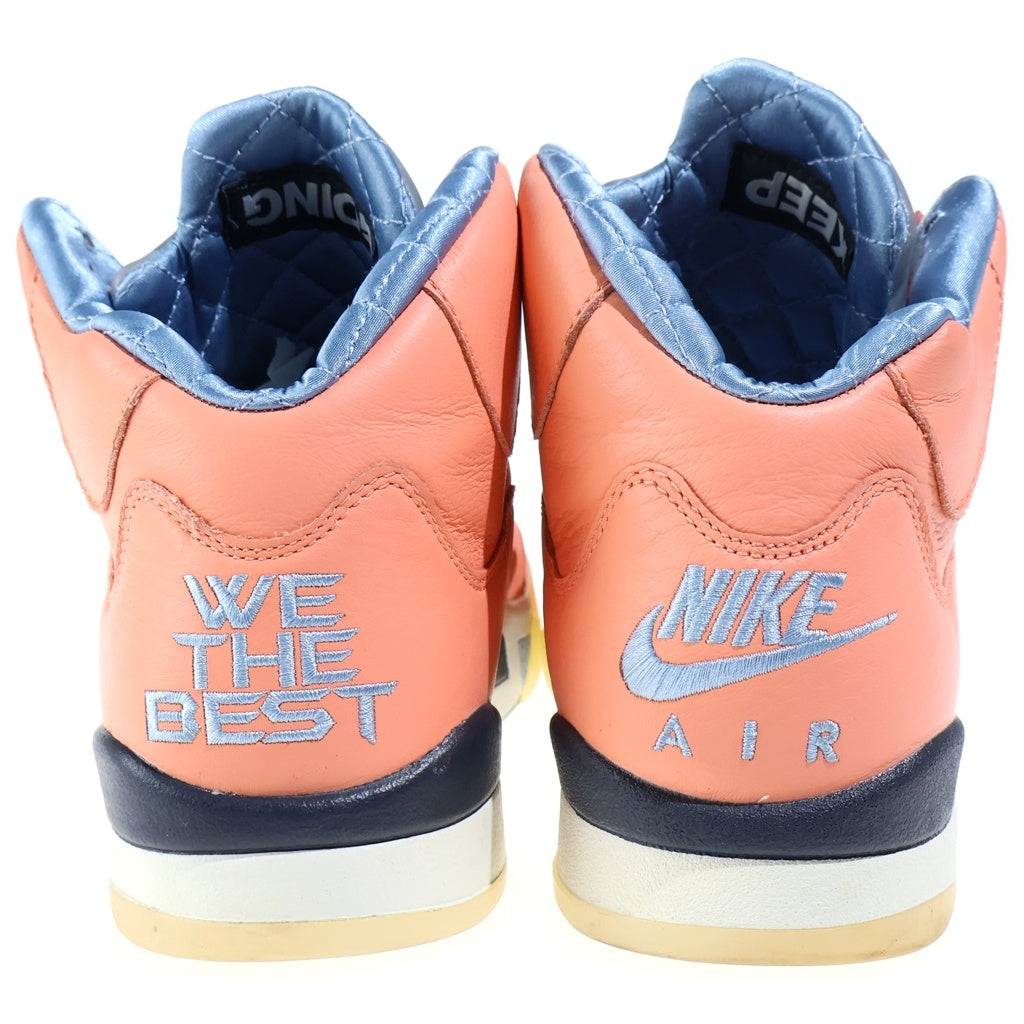 NIKE(ナイキ) ×DJ KHALED AIR JORDAN5 RETRO CRIMSON BLISS DJキャレド エアジョーダン5 レトロ クリムゾン ブリス ハイカットスニーカー ピンク US9.5/27.5cm DV4982-641
