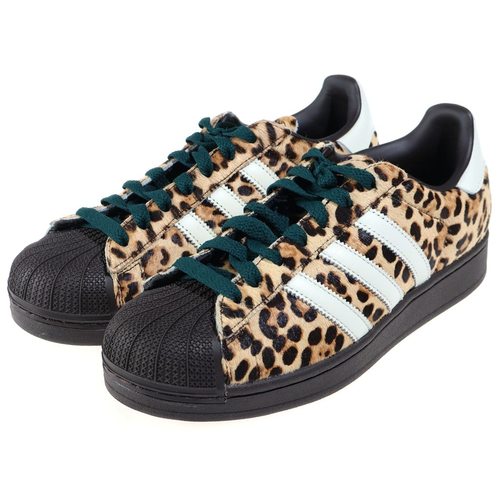 adidas(アディダス) SUPERSTAR II ウィメンズ スーパースター レオパード ローカットスニーカー ブラウン US8.5/25.5cm KI4203 レディース