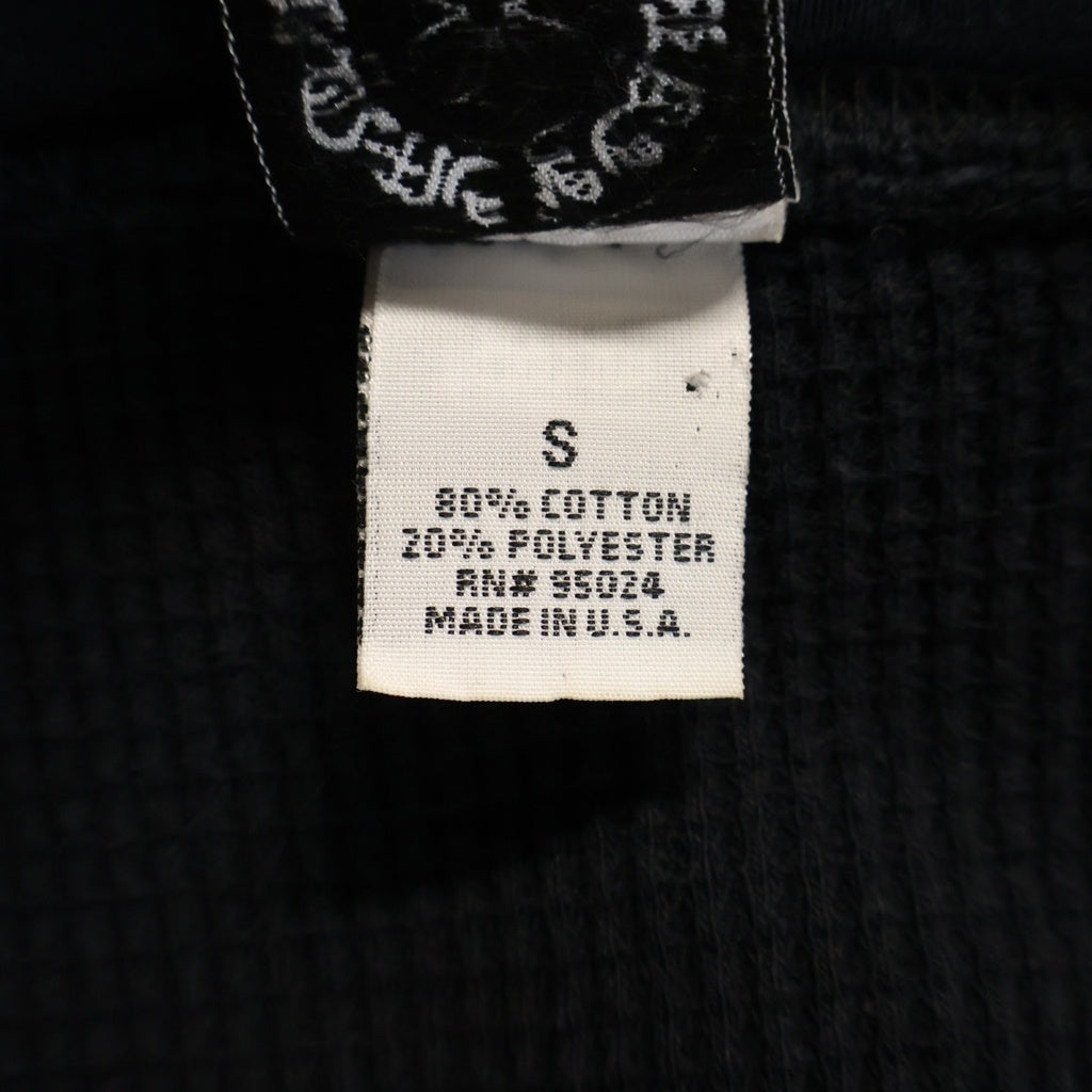 CHROME HEARTS(クロムハーツ) OLD SWTSHRT PLVR オールド バックCHプラスプリント 裏地サーマル ジップアップパーカー スウェット ブラック