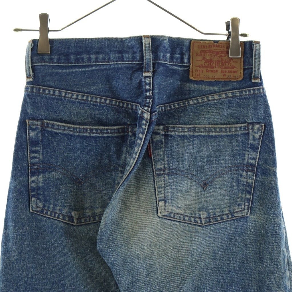 Levi's(リーバイス) 90S VINTAGE 502XX 復刻 ヴィンテージ ボタン裏J22 TALONジップ フライ ストレート デニム パンツ インディゴ