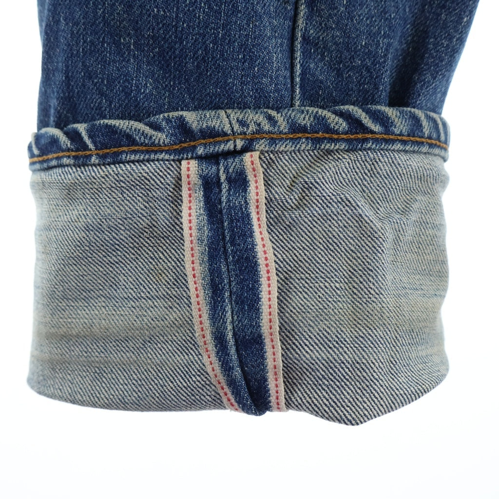 Levi's(リーバイス) 90S VINTAGE 502XX 復刻 ヴィンテージ ボタン裏J22 TALONジップ フライ ストレート デニム パンツ インディゴ