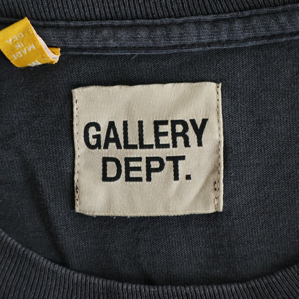 GALLERY DEPT.(ギャラリーデプト) Logo Print Long Sleeved Tee ロゴプリント ロングスリーブ 長袖Tシャツ カットソー グレー