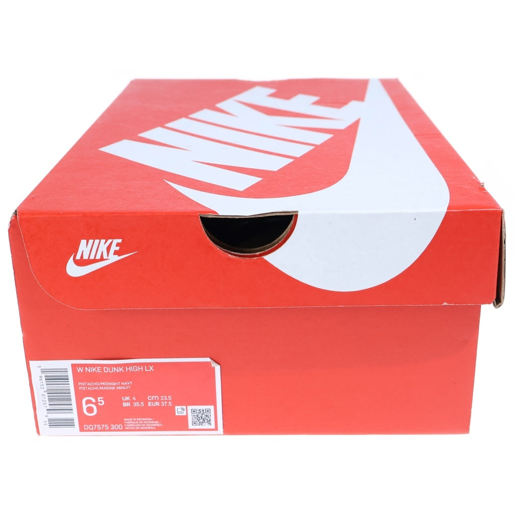 NIKE(ナイキ) WMNS DUNK HIGH DQ7575-300 ウィメンズ ダンク ハイカットスニーカー グリーン/ネイビー レディース US6.5/23.5cm