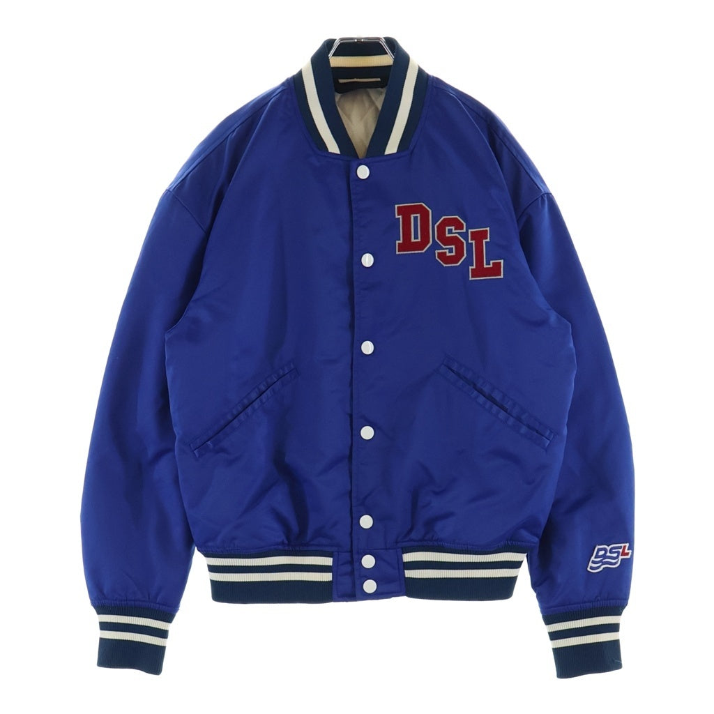 DIESEL(ディーゼル) J-BULC VERCITY BOMBER JACKET バーシティ ボンバージャケット スタジャン ブルー A03157