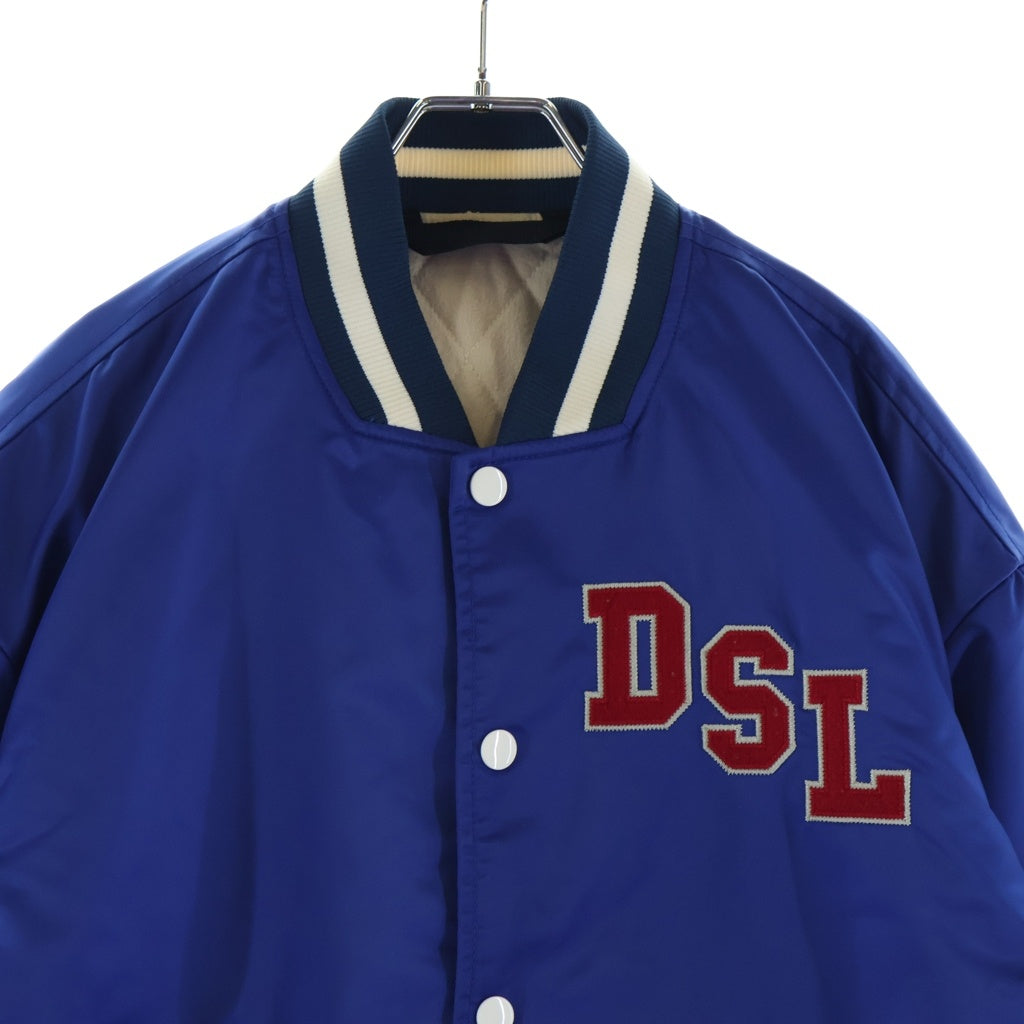 DIESEL(ディーゼル) J-BULC VERCITY BOMBER JACKET バーシティ ボンバージャケット スタジャン ブルー A03157