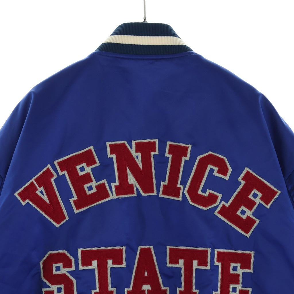 DIESEL(ディーゼル) J-BULC VERCITY BOMBER JACKET バーシティ ボンバージャケット スタジャン ブルー A03157