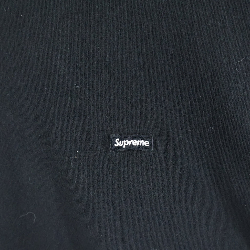 SUPREME(シュプリーム) Small Box Tee スモールボックスロゴ クルーネック コットン 長袖Tシャツ カットソー ブラック