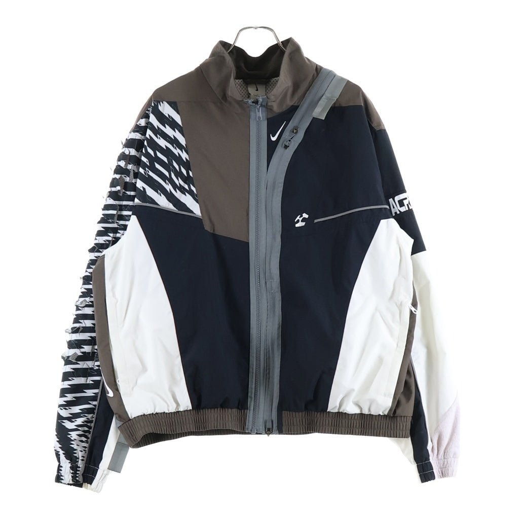 NIKE(ナイキ) 22SS ×ACRONYM WOVEN JACKET アクロニウム ダメージ加工 ジップアップ ナイロン ジャケット マルチ CZ4669-100