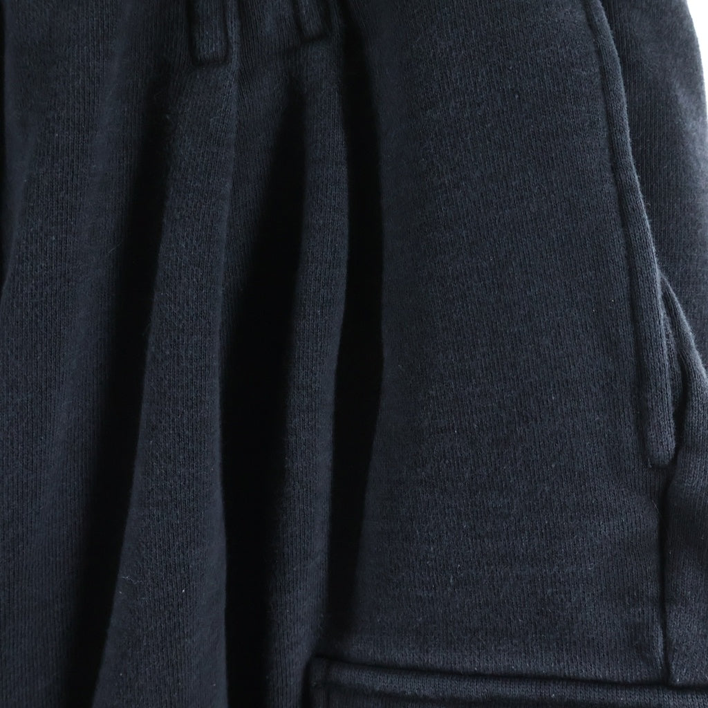 WTAPS(ダブルタップス) 24AW MORPH/TROUSERS/COTTON 裏起毛 6ポケット スウェット カーゴ パンツ ブラック 242ATDT-CSM27