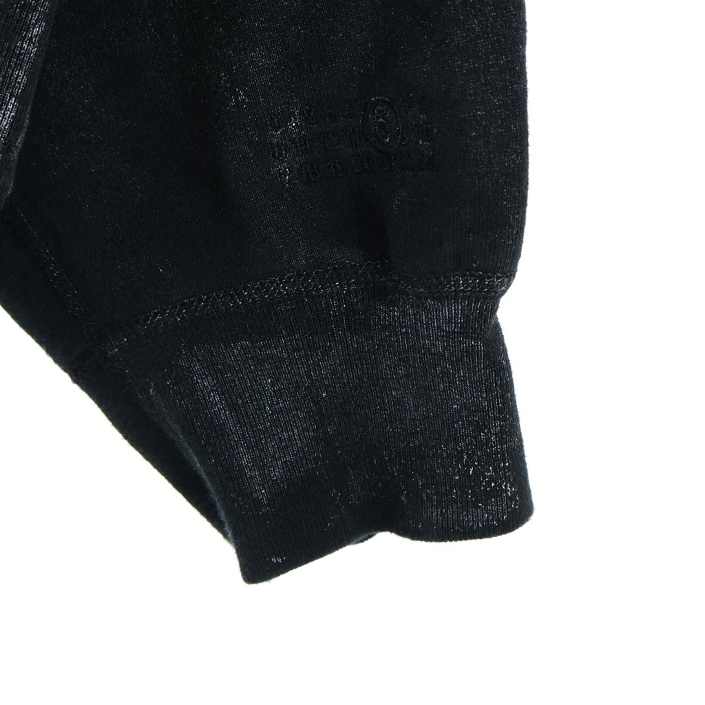 SUPREME(シュプリーム) 24SS ×MM6 Maison Margiela Foil Box Logo Hooded Sweatshirt エムエムシックス メゾンマルジェラ フォイル ボックスロゴパーカー ブラック