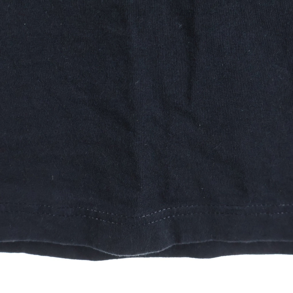 STUSSY(ステューシー) 90S VINTAGE ヴィンテージ マイクデザイン クルーネック 半袖Tシャツ カットソー ブラック
