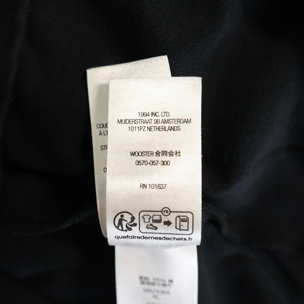 SUPREME(シュプリーム) 24SS Contact S/S Top ロゴエンブロイダリーデザイン コンタクト クルーネック 半袖Tシャツ カットソー ブラック