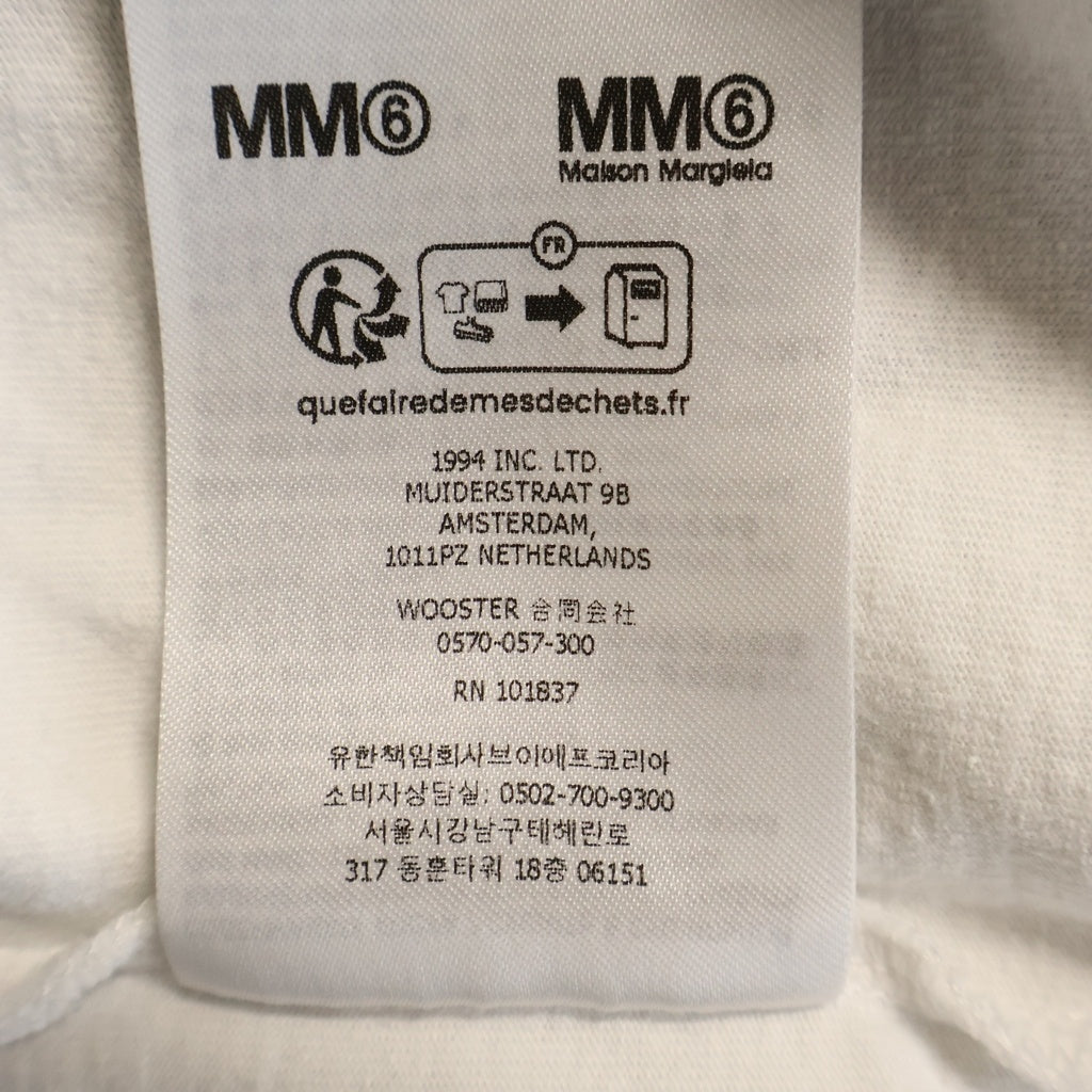 SUPREME(シュプリーム) 24SS ×MM6 Maison Margieria Box Logo Tee メゾンマルジェラ ボックス ロゴ クルーネック 半袖Tシャツ カットソー ホワイト SS24KN49