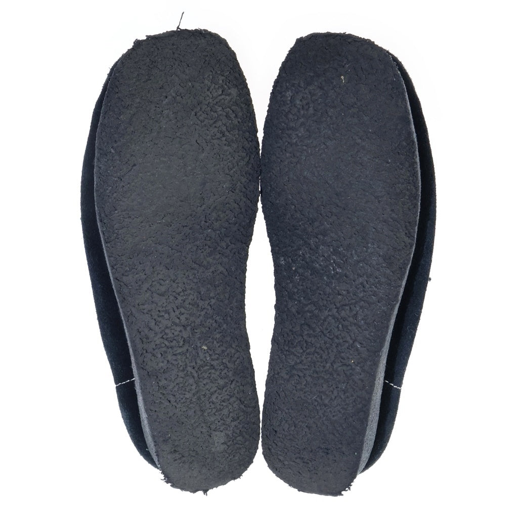 Clarks(クラークス) ×STUUSY WALLABEE ステューシー ワラビー トランプデザイン スエード スリッポン ブラック