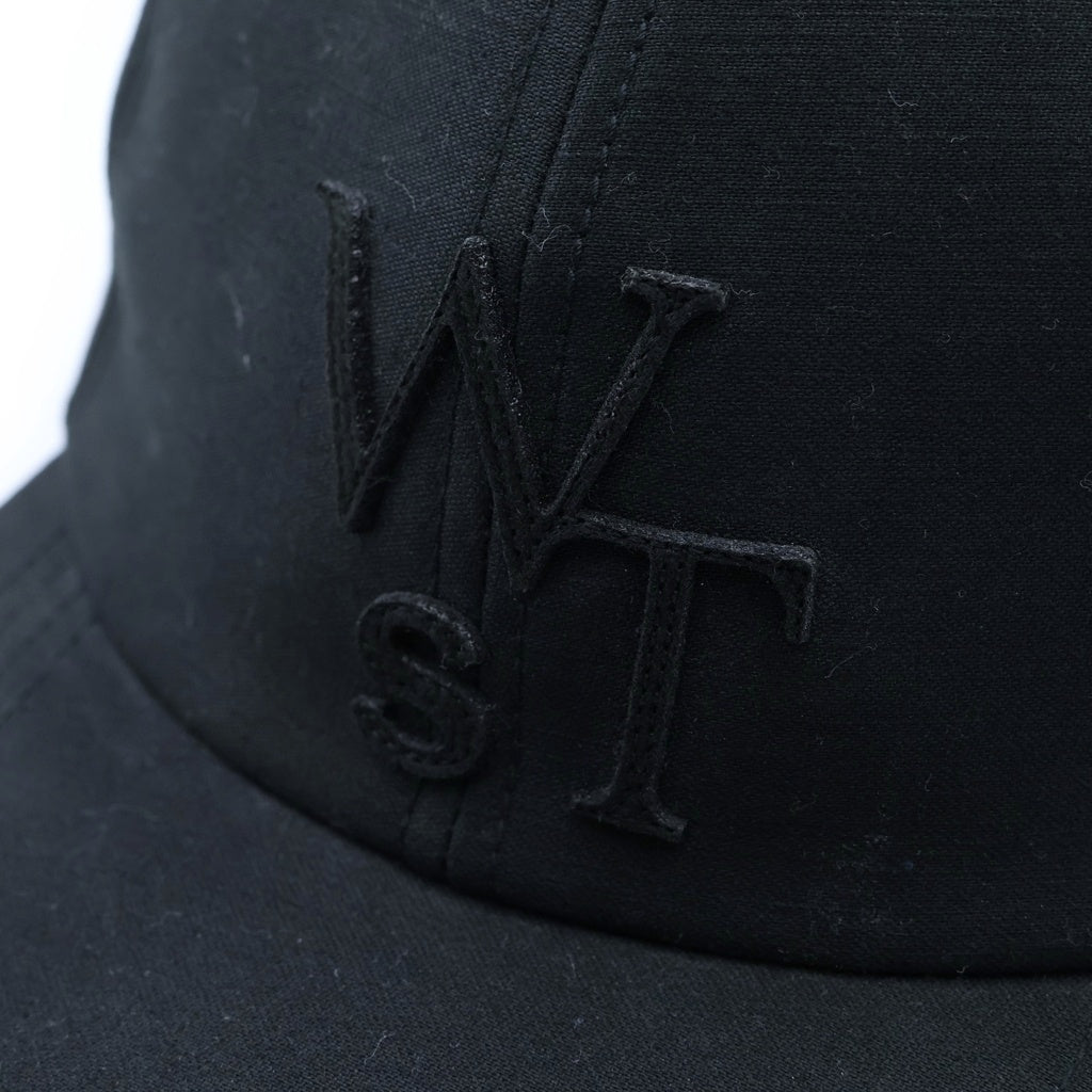 WTAPS(ダブルタップス) ×SACAI COTTON BACK SATIN CAP コットンサテン サテン 6パネル ベースボールキャップ 帽子 ブラック 25-0931S