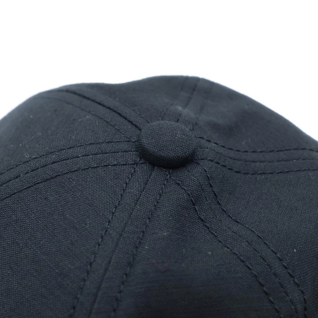 WTAPS(ダブルタップス) ×SACAI COTTON BACK SATIN CAP コットンサテン サテン 6パネル ベースボールキャップ 帽子 ブラック 25-0931S