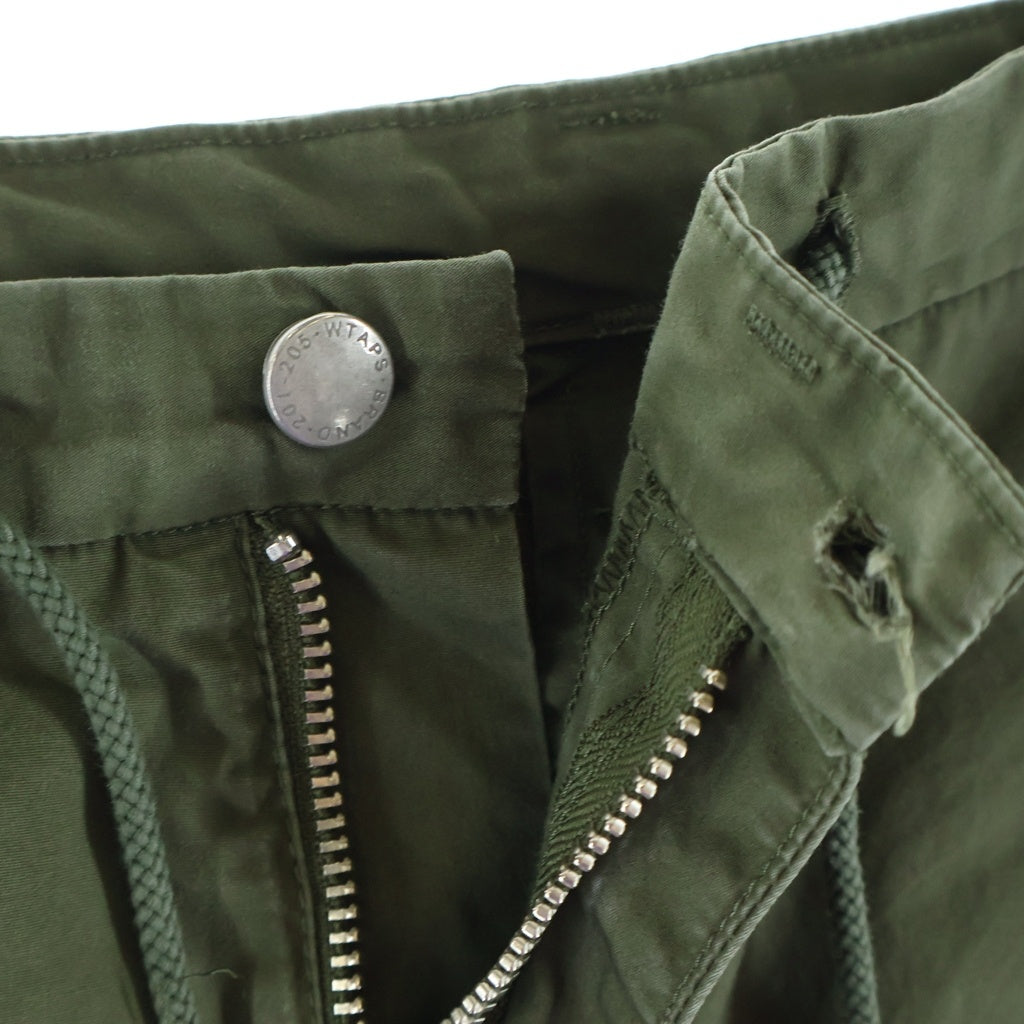 WTAPS(ダブルタップス) MILS0001/SHORTS/COTTON.WEATHER 6ポケット カーゴシューツ パンツ カーキ 241WVDT-PTM10