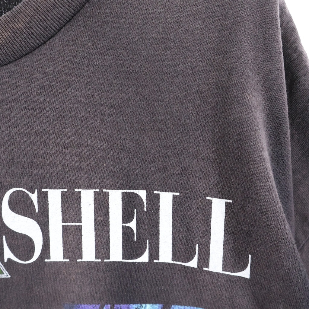 GEEKSRULE(ギークスルール) ×GHOST IN THE SHELL 15 SILKSCREEN PRINTING T SHIRT MOTOKO ×攻殻機動隊 素子デザイン クルーネック 半袖Tシャツ カットソー ブラック