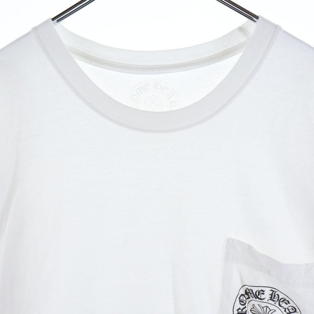 CHROME HEARTS(クロムハーツ) Honolulu Limited Horseshoe Tee ホノルル限定 ホースシュープリント クルーネック 半袖Tシャツ カットソー ホワイト