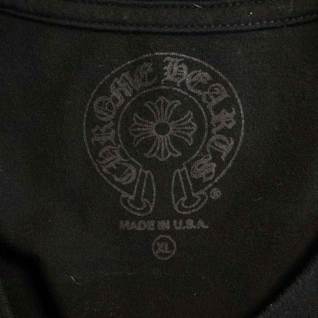 CHROME HEARTS(クロムハーツ) Camo Horseshoe Tee カモフラ ホースシュープリント クルーネック 半袖Tシャツ カットソー ブラック
