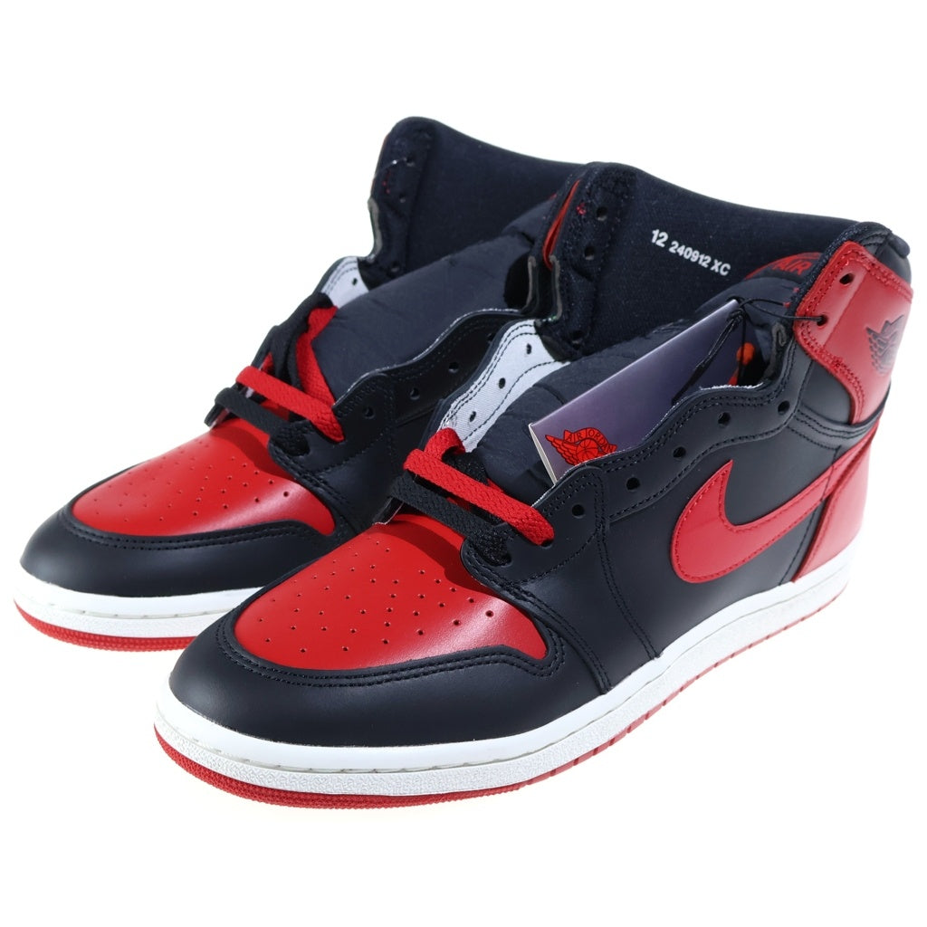 NIKE(ナイキ) AIR JORDAN 1 HIGH 85 BRED エアジョーダン1 ブレッド ハイカットスニーカー レッド/ブラック US12/30cm HV6674-067