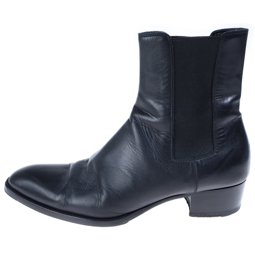 SAINT LAURENT PARIS(サンローランパリ) サイドゴア レザーブーツ ブラック 443213
