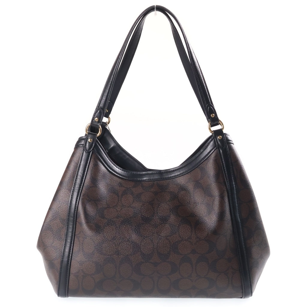 COACH(コーチ) 総柄 レザー ハンドバッグ トートバッグ ブラウン C6232 レディース