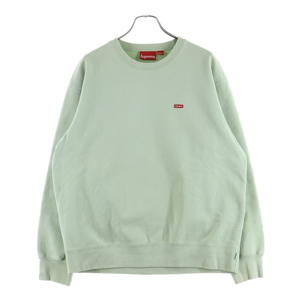 SUPREME(シュプリーム) 22SS Small Box Crewneck スモール ボックスロゴ刺繍 クルーネック スウェットトレーナー ミントグリーン