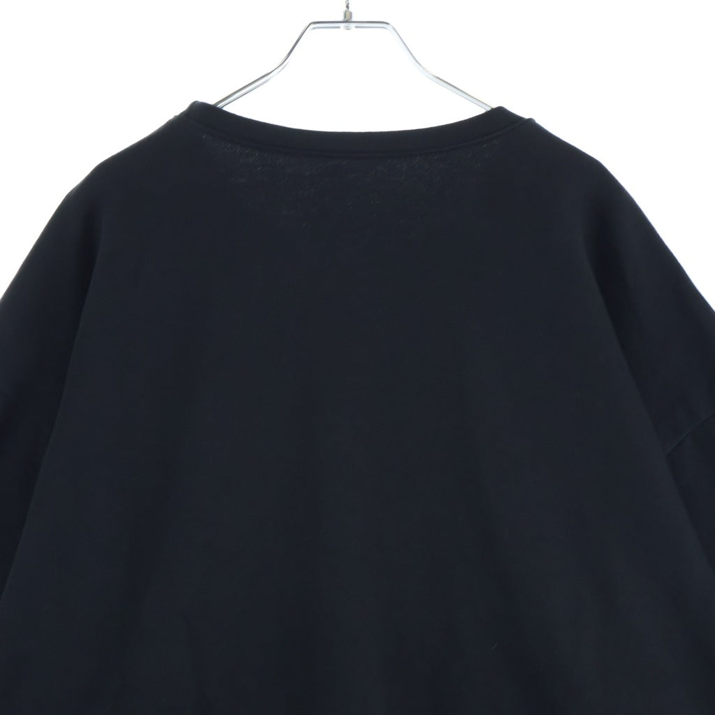 CHROME HEARTS(クロムハーツ) SWTSHRT PLVR ネックロゴクルーネックスウェット トレーナー ブラック