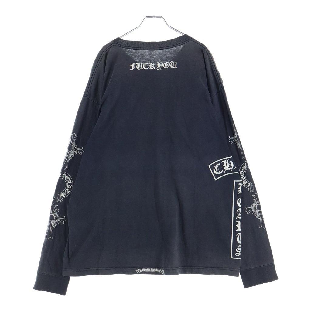 CHROME HEARTS(クロムハーツ) OLD CH L/S T-SHIRT オールド サイドTバープリント 長袖Tシャツ ロンT ブラック
