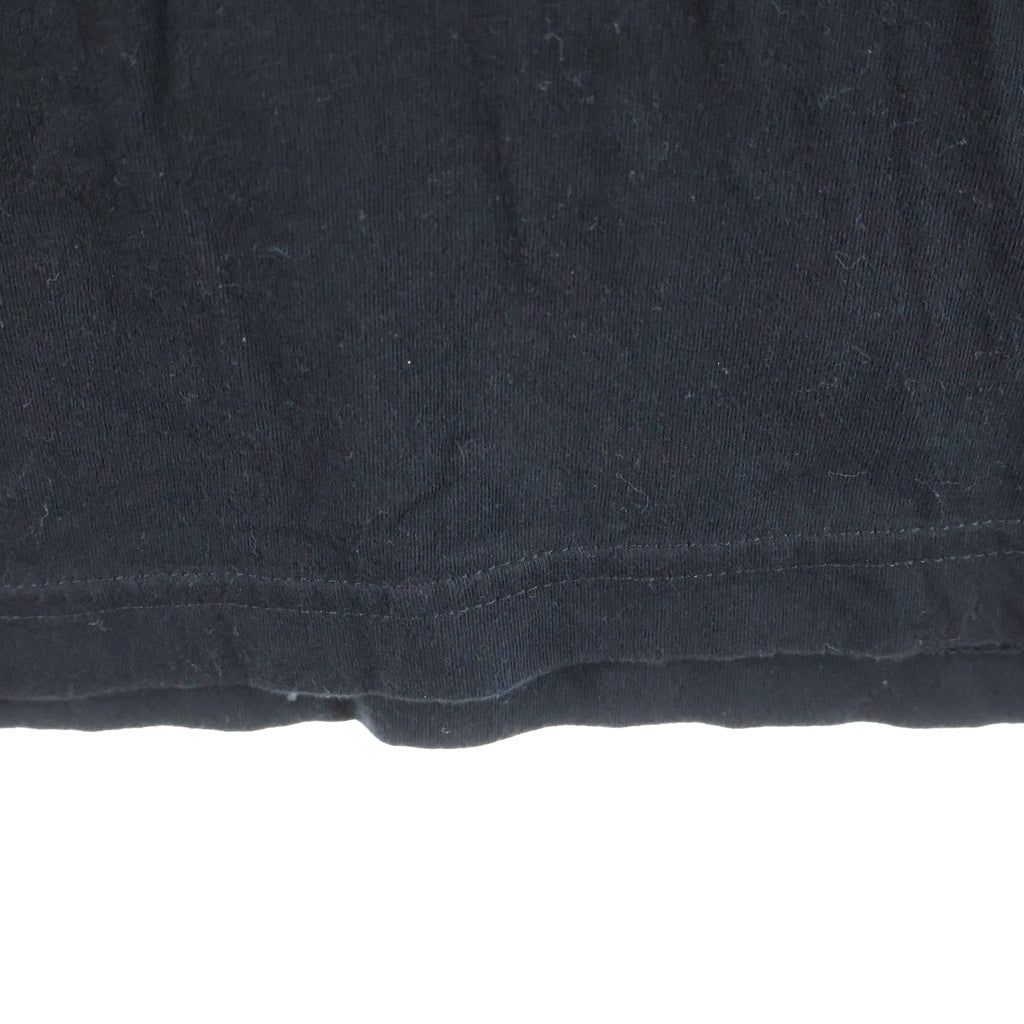 CHROME HEARTS(クロムハーツ) Neck Logo ネックロゴ クルーネック半袖Tシャツカットソー ブラック/ピンク