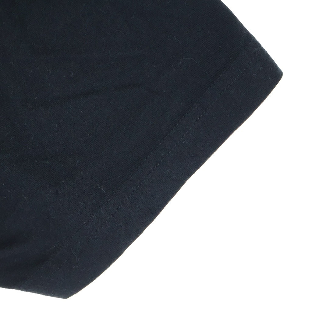 CHROME HEARTS(クロムハーツ) Neck Logo ネックロゴ クルーネック半袖Tシャツカットソー ブラック/イエロー