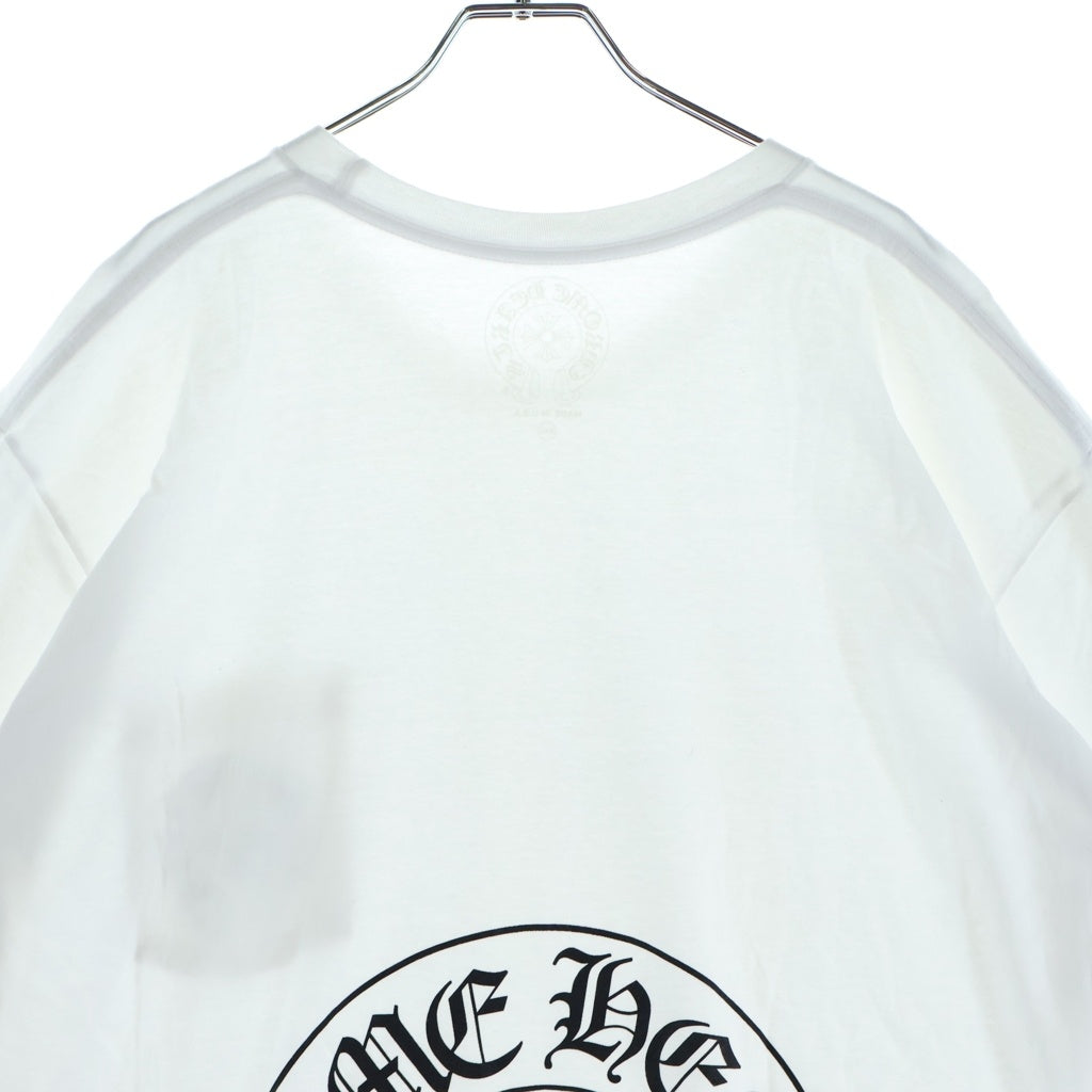 CHROME HEARTS(クロムハーツ) LOS ANGELS HORSESHOE S/S TEE ロサンゼルス限定 ホースシュー クルーネック半袖Tシャツ カットソー ホワイト