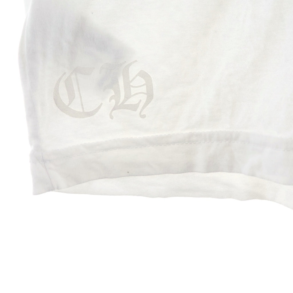 CHROME HEARTS(クロムハーツ) LOS ANGELS HORSESHOE S/S TEE ロサンゼルス限定 ホースシュー クルーネック半袖Tシャツ カットソー ホワイト