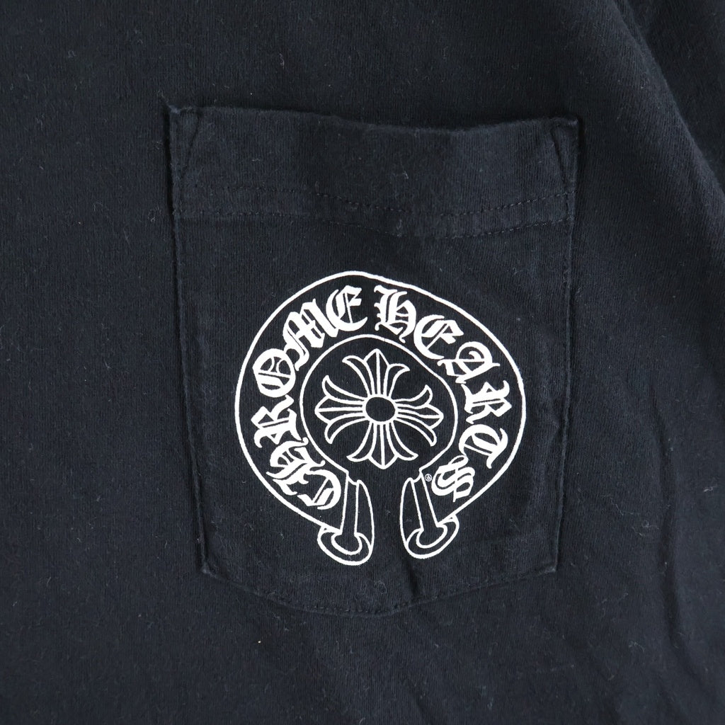 CHROME HEARTS(クロムハーツ) CH T-SHIRT LTD MALIBU マリブ限定 ホースシュープリント 半袖Tシャツ ブラック