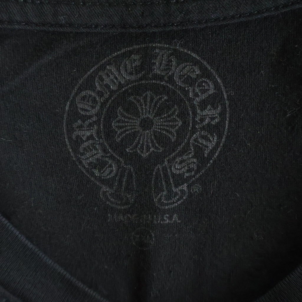 CHROME HEARTS(クロムハーツ) Honolulu Horseshoe SS Tee ホノルル限定 ホースシュー バック CHプラス クルーネック半袖Tシャツカットソー ブラック