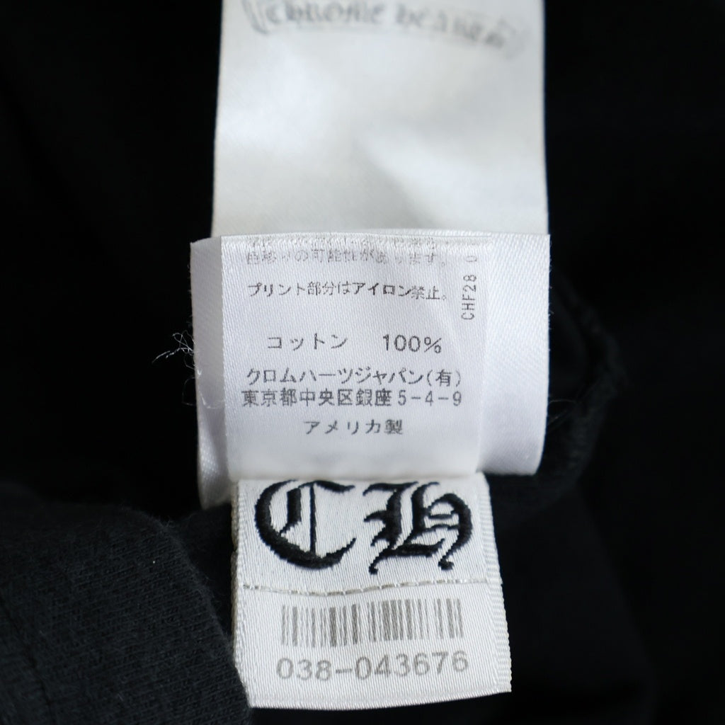 CHROME HEARTS(クロムハーツ) CH T-SHIRT LTD TOKYO 東京限定 スクロールプリント 半袖Tシャツ ブラック