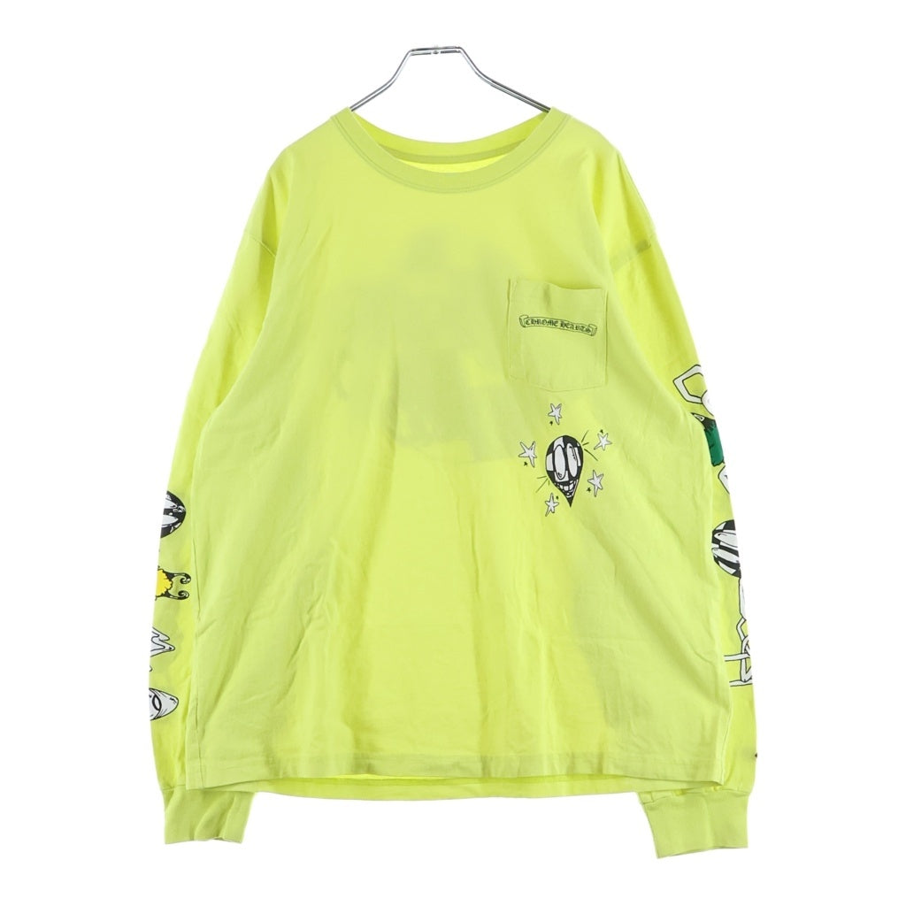 CHROME HEARTS(クロムハーツ) ×MATTY BOY PPO CHAIN GAME L/S T-SHIRT マッティボーイ チェーンゲーム 長袖Tシャツ ロンT イエロー