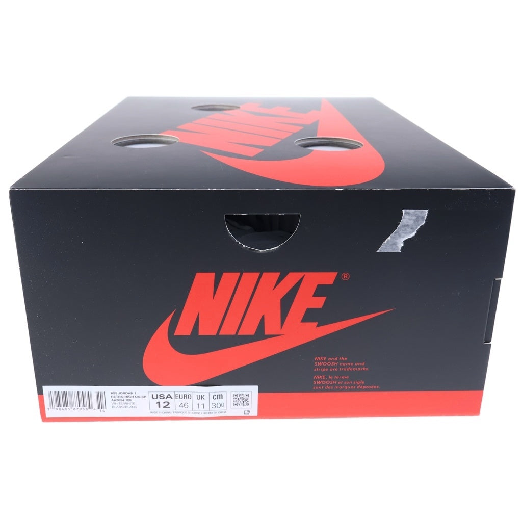 NIKE(ナイキ) V.A.A. AIR JORDAN 1 RETRO HIGH OG ALASKA ヴァージルアブローアーカイブ エアジョーダン1 レトロ アラスカ ハイカットスニーカー US12/30cm AA3834-100