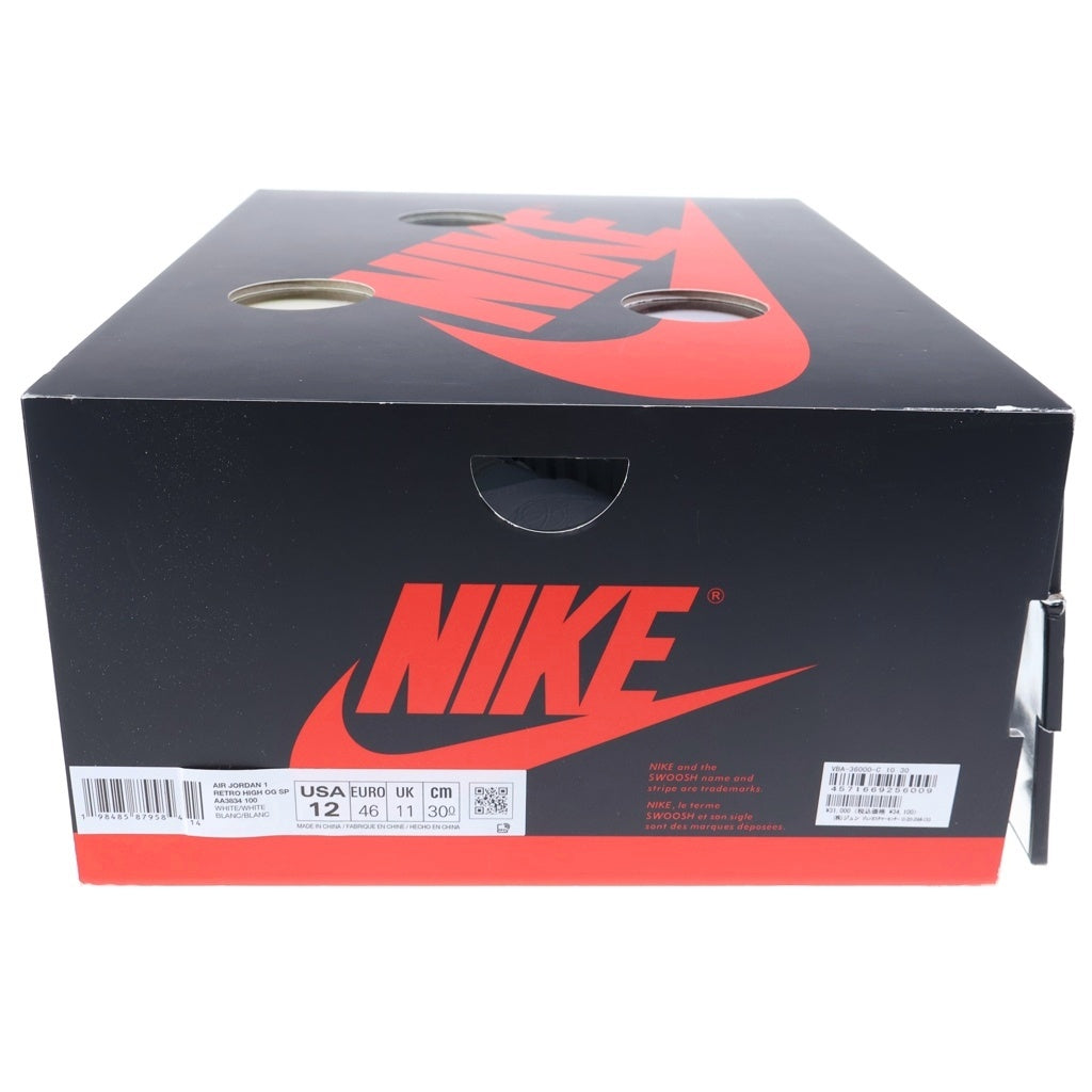 NIKE(ナイキ) V.A.A. AIR JORDAN 1 RETRO HIGH OG ALASKA ヴァージルアブローアーカイブ エアジョーダン1 レトロ アラスカ ハイカットスニーカー US12/30cm AA3834-100