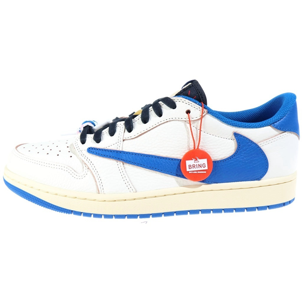 NIKE(ナイキ) ×Travis Scott ×fragment design AIR JORDAN 1 LOW OG トラヴィススコット フラグメントデザイン エアジョーダン1 ローカットスニーカー US12/30cm DM7866-104