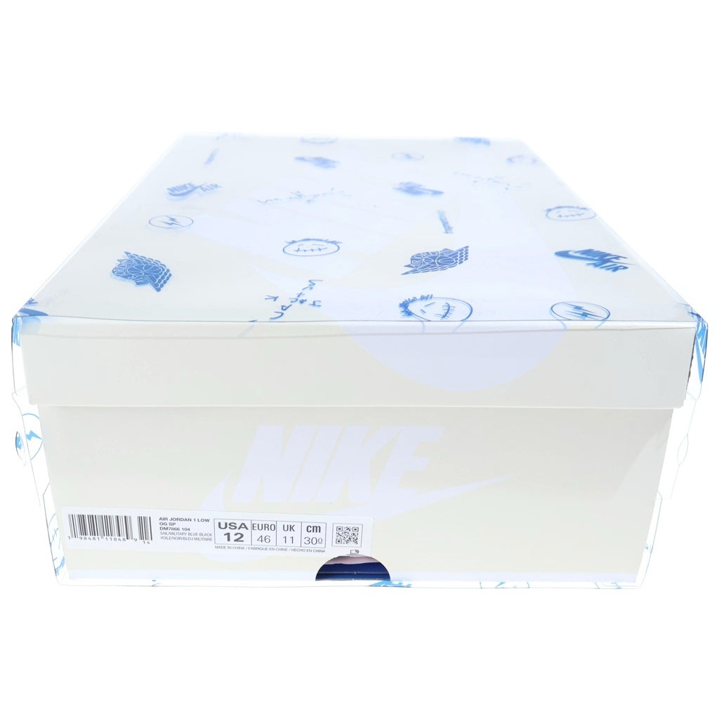 NIKE(ナイキ) ×Travis Scott ×fragment design AIR JORDAN 1 LOW OG トラヴィススコット フラグメントデザイン エアジョーダン1 ローカットスニーカー US12/30cm DM7866-104