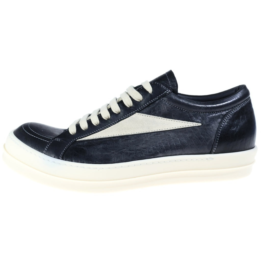 Rick Owens(リックオウエンス) VINTAGE SNEAKS ヴィンテージスニーカー レザーローカットスニーカー ブラック RU01F2897 LBELVS