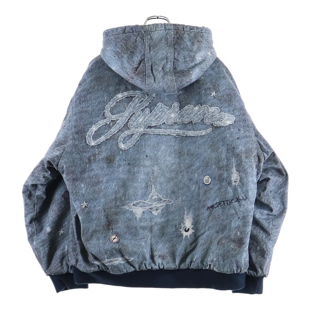 SUPREME(シュプリーム) 24AW HJR Trompe Loeil Hooded Work Jacket フード ワークジャケット インディゴ