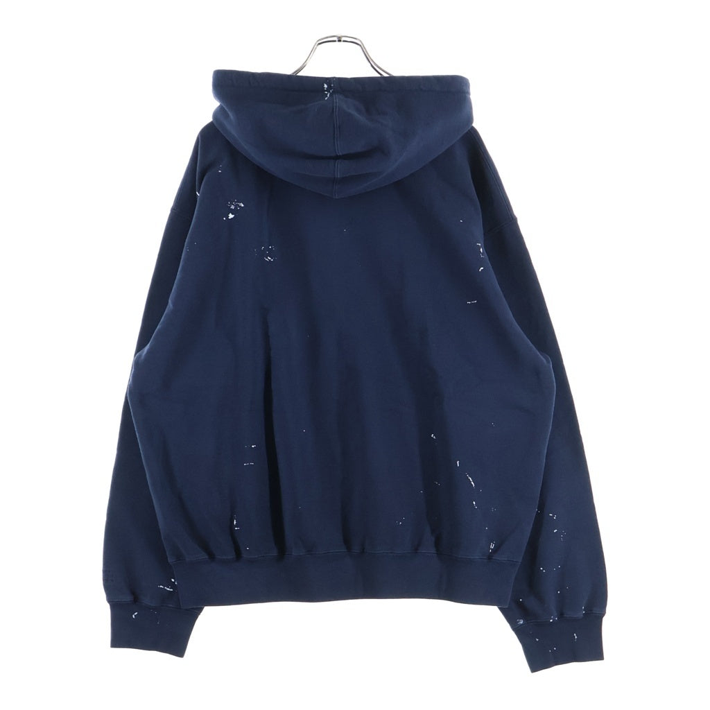 SUPREME(シュプリーム) 26SS ×MM6 Box Logo Zip Up Hooded Sweatshirt ボックスロゴジップアップフーデッドスウェットシャツ パーカー ネイビー