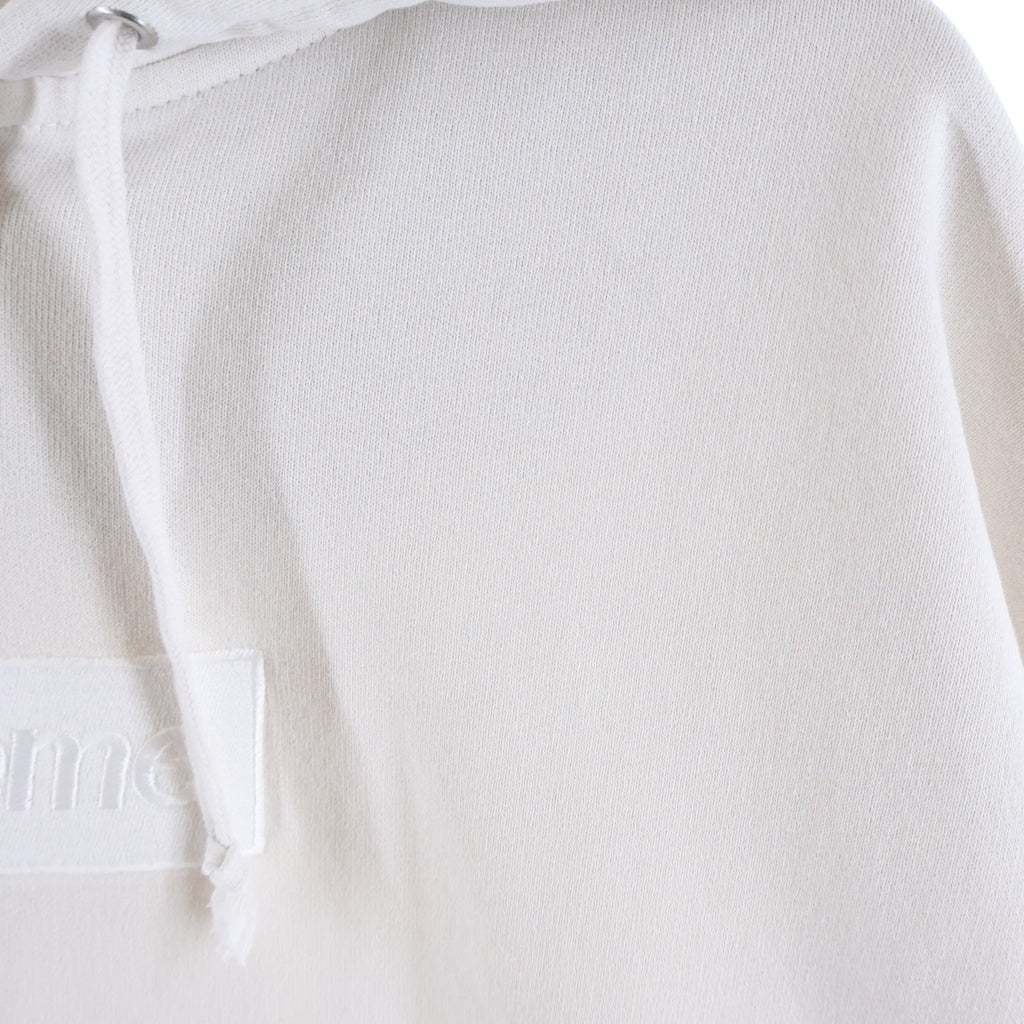 SUPREME(シュプリーム) 26SS ×MM6 Box Logo Zip Up Hooded Sweatshirt ボックスロゴジップアップフーデッドスウェットシャツ パーカー ホワイト