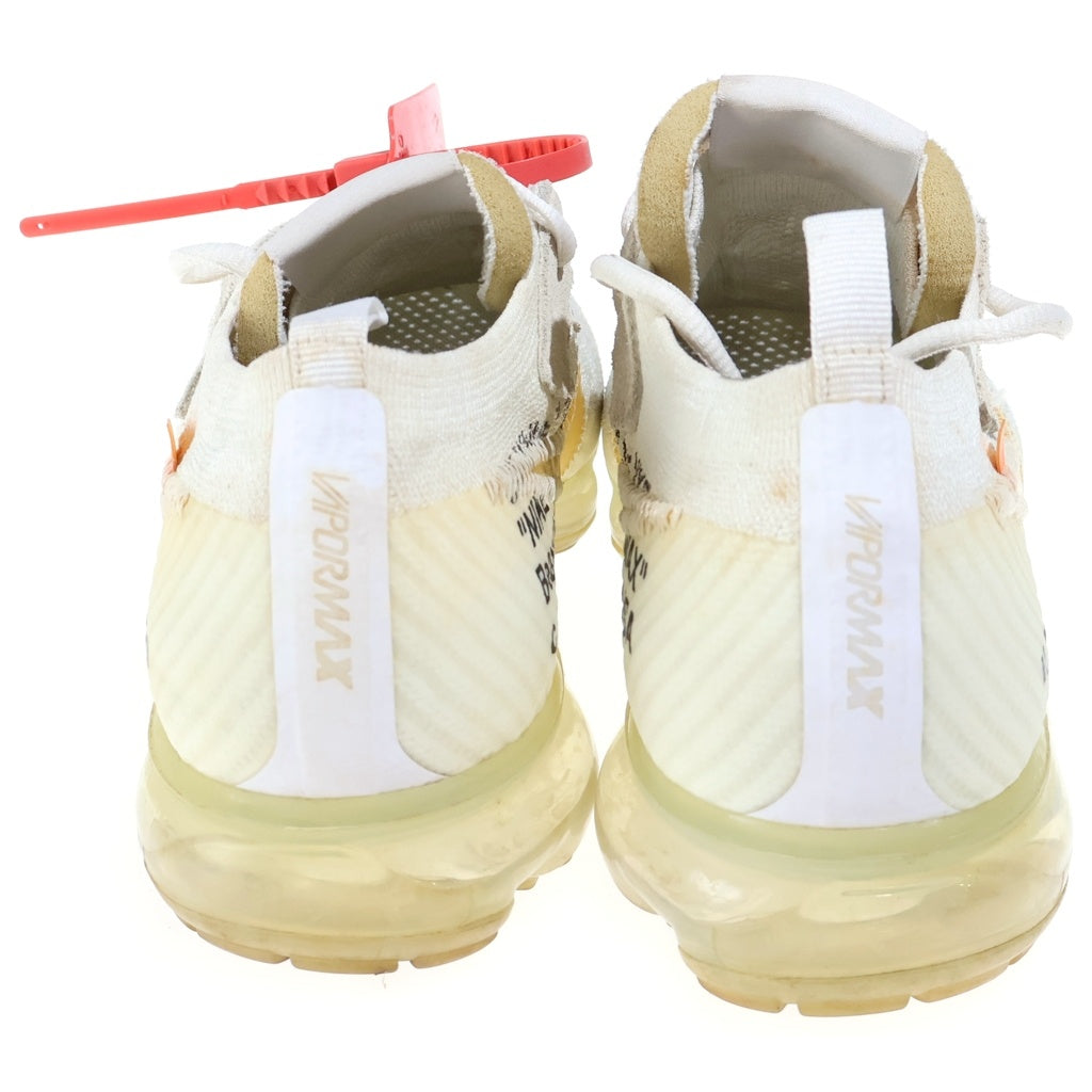 NIKE(ナイキ) ×OFFWHITE AIR VAPORMAX エアヴェイパーマックス ローカットスニーカー US9/27cm ホワイト AA3831-100